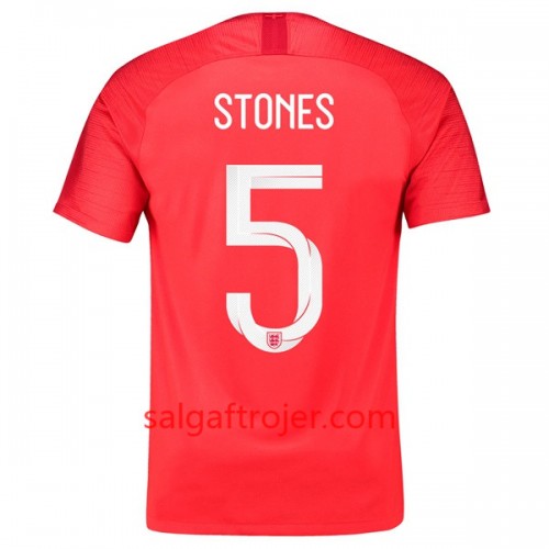 England Fodboldtrøjer Stones 5 Udebanesæt VM 2018 England Fodboldtrøjer Stones 5 Udebanesæt VM 2018